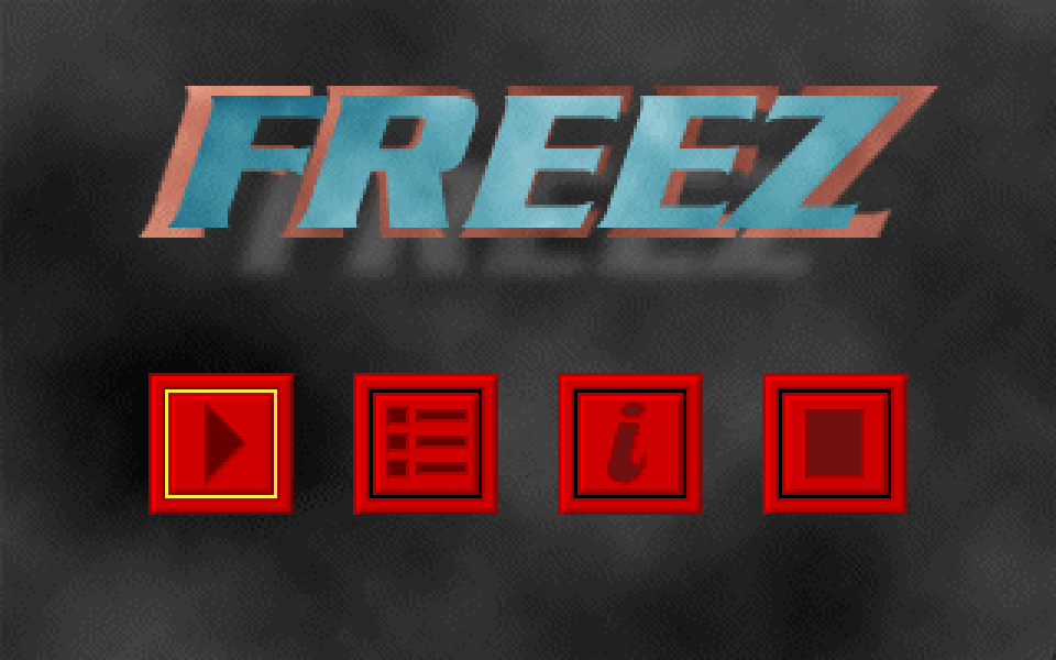 The FREEZ main menu